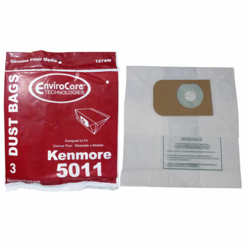 Kenmore Vacuum Paper Bags, Style P 5011 3 Pk Generic Part 127SW