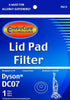 Generic Dyson DC07 Lid Pad Filter part F613