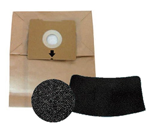 Bissell 3 bags, 2 Filters Kit for 4122 Zing Bagged Canister, Part 1480