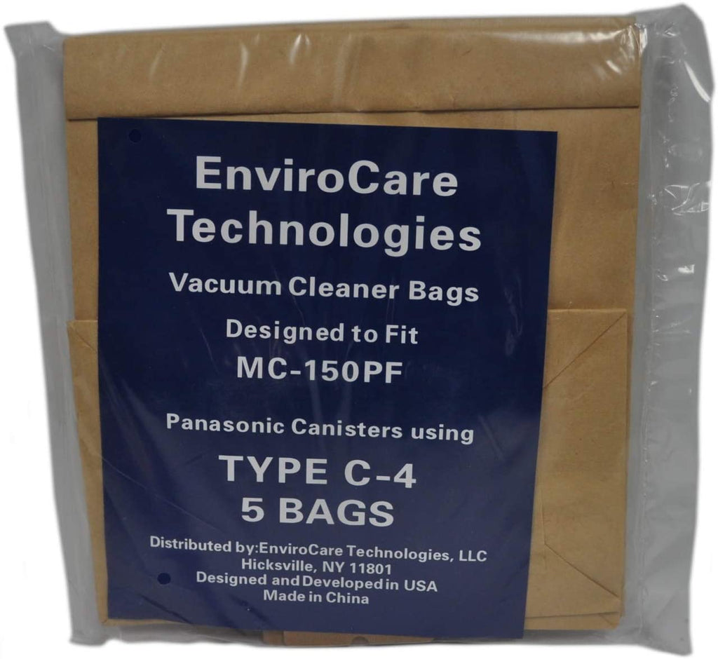 Envirocare Vacuum Bags Designed to Fit Panasonic Type C-4 Canister Vacuum Part 148