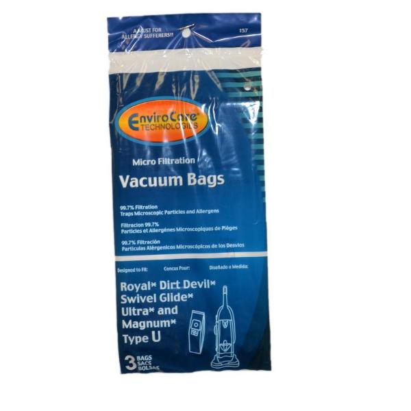Dirt Devil, Royal Type U Vacuum Bags Part 157