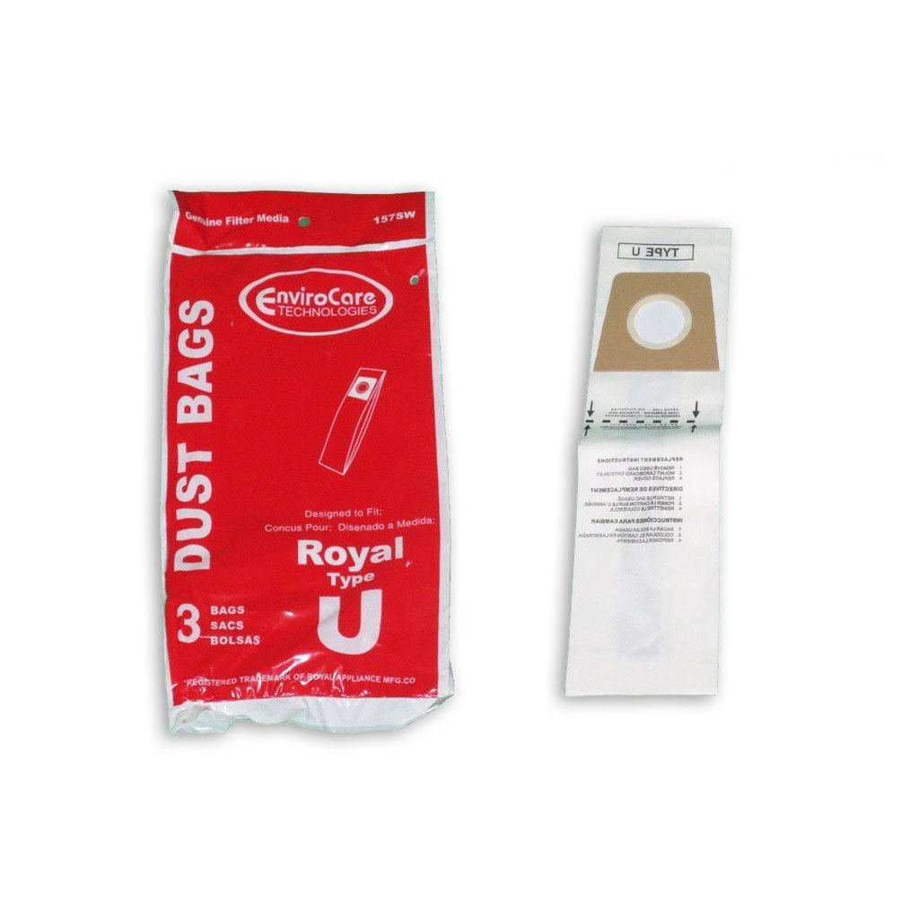 3Pk, Dirt Devil U Upright-Repl, Paper Bags, Part 157Sw