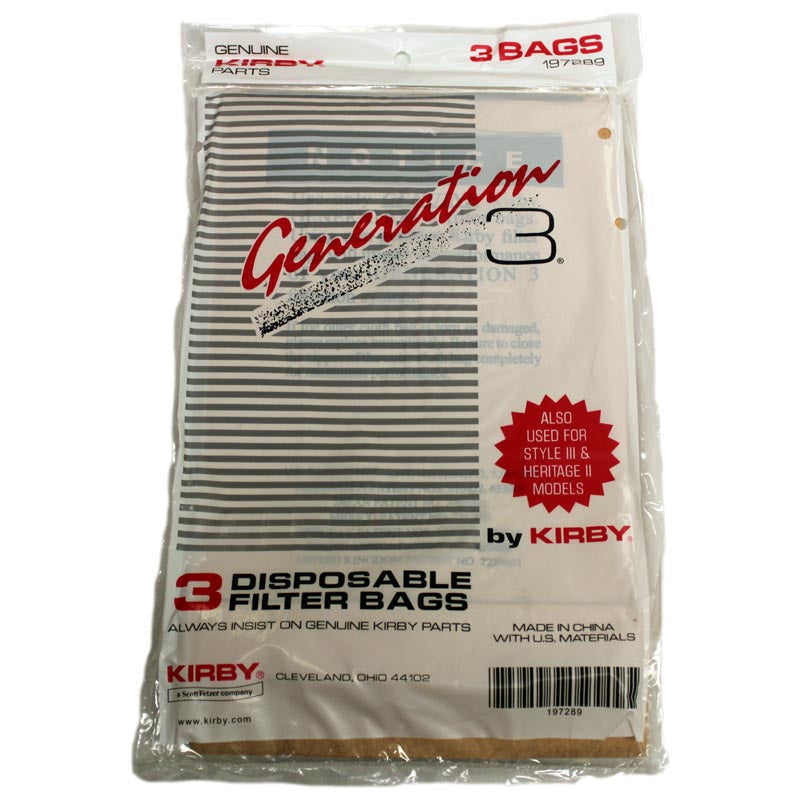 Kirby G3 Vacuum Bags 3pk