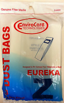 Eureka Type Z-Ultra Vacuum Bags, Electrolux 52339, 6pk, Generic Part 310SW
