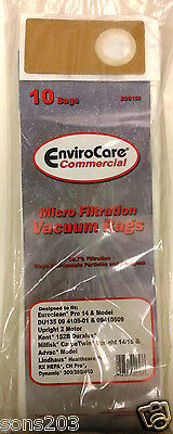 Commercial Kent 703768, Nilfisk, CarpeTwin, Advac Vacuum Bags 10pk Part ECC152