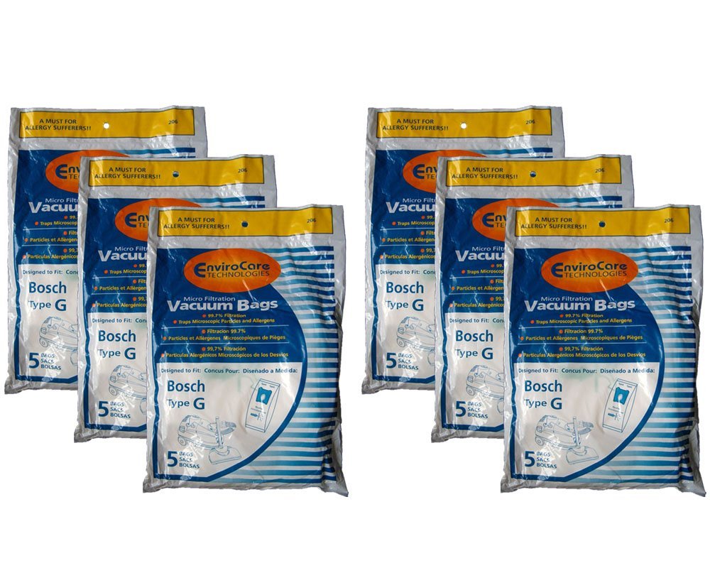 Bosch Type G Generic Vacuum Paper Bag, Canister Micro Part 206, 471437