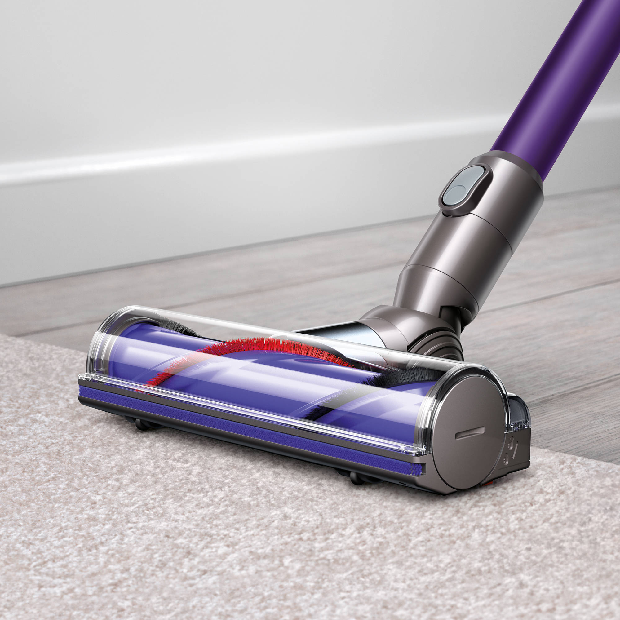 Dyson V6 コードレス掃除機 パープル Dyson V6 Animal Cordless Stick Vacuum Cleaner, Purple 210692-01