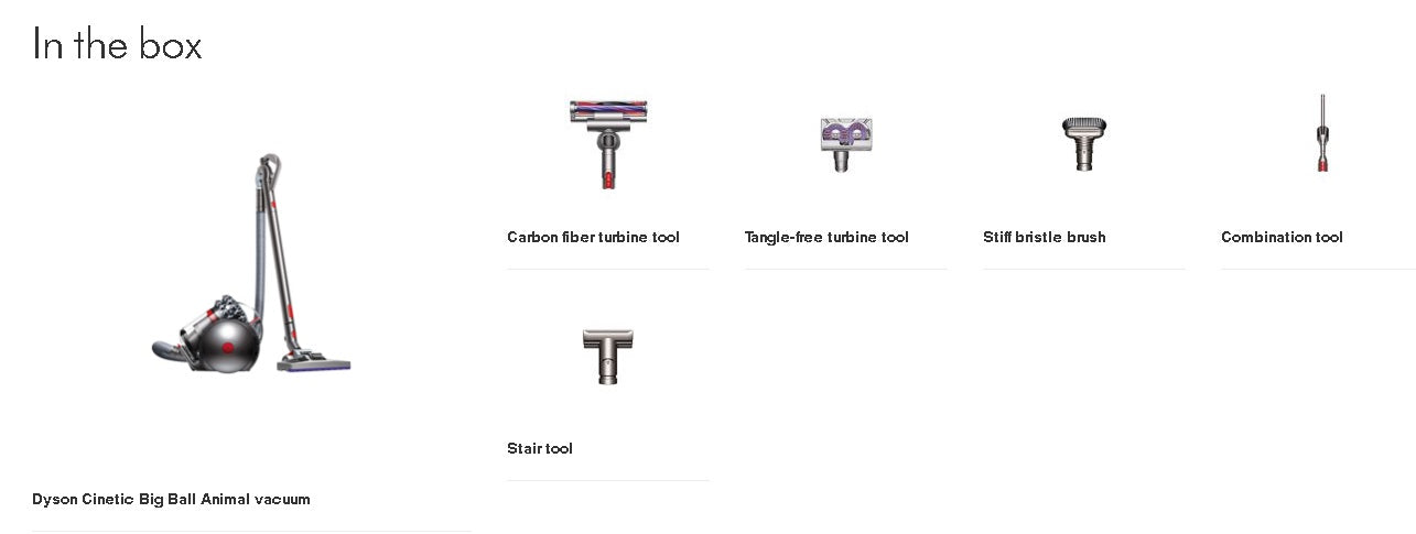 Dyson Cinetic Big Ball Animal Canister CY22 SKU 214895-01