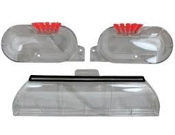 Conjunto de boquilla de base y tapa de extremo para limpiador de alfombras Bissell 2037649 Pieza original del fabricante de equipos (OEM)