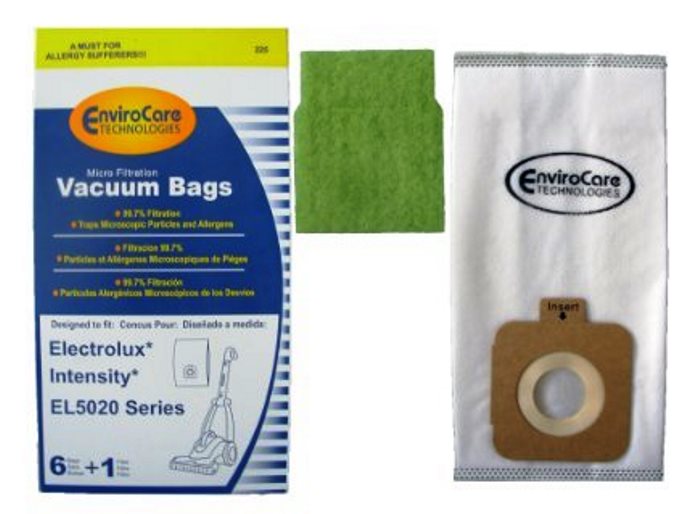6Pk, Eureka Electrolux El5020-Intensity, Paper Bags, Part 225