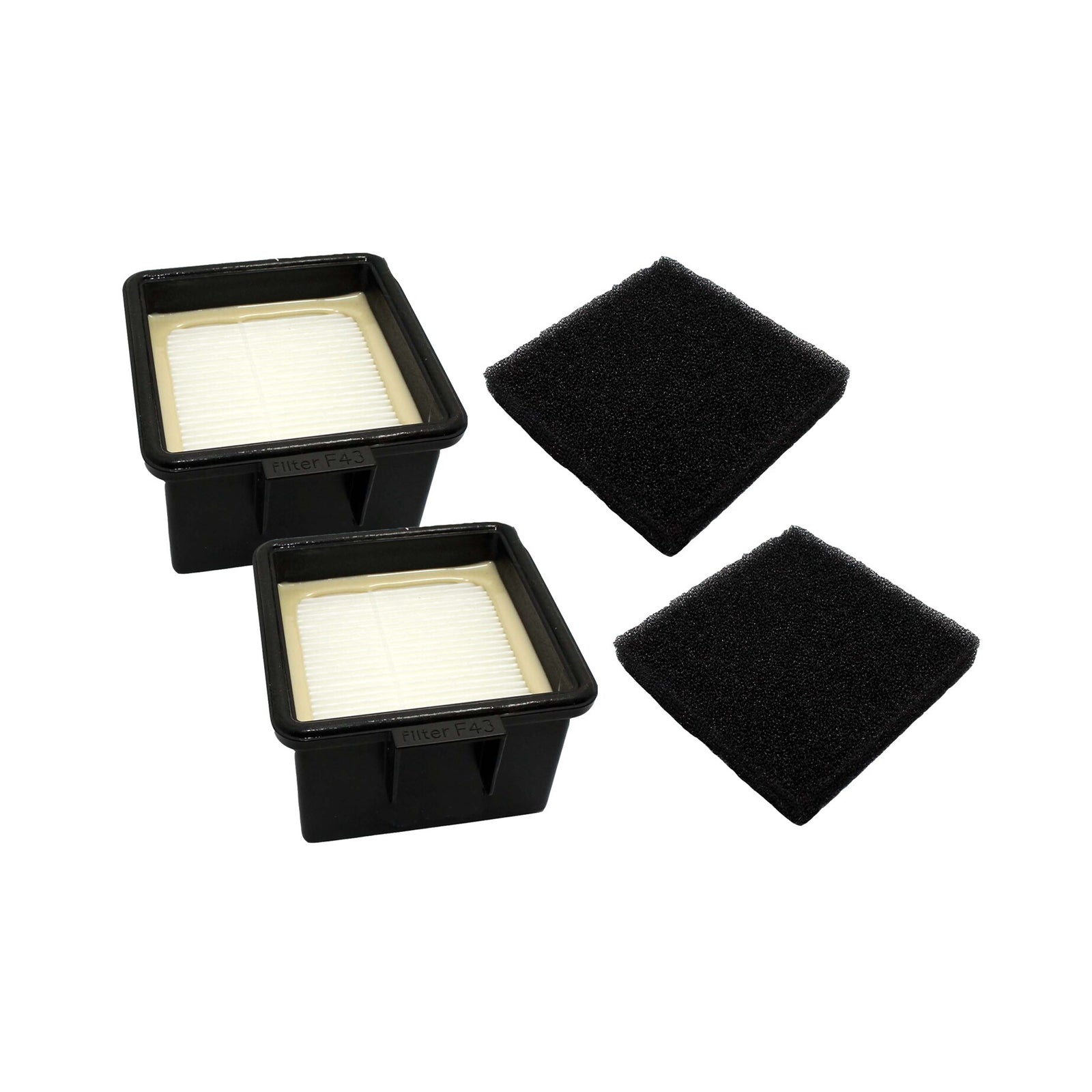 Dirt Devil F43 Genuine Filter and Foam Part 2PY1105000, 1PY1106000