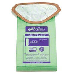Bolsas para aspiradora Proteam, 6 cuartos de galón, de grado industrial Bolsas para aspiradora Proteam SuperCoach, pieza OEM SuperCoach Pro 6 107314