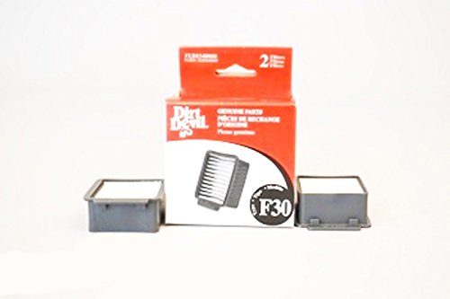 Dirt Devil Model M0414CHL Brum Vacuum Cleaner F30 Filter 2 Pk Part 3XB0340000