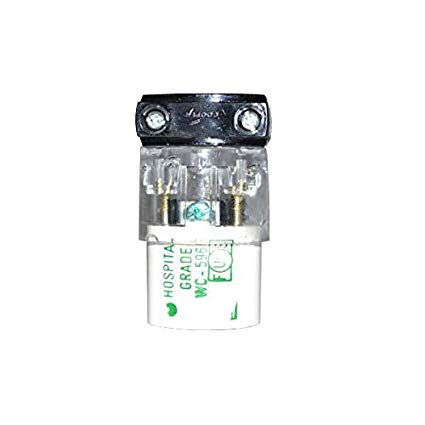 Hospital Grade Vacuum Cord Female Plug 3 Wire, Part 32-5631-99