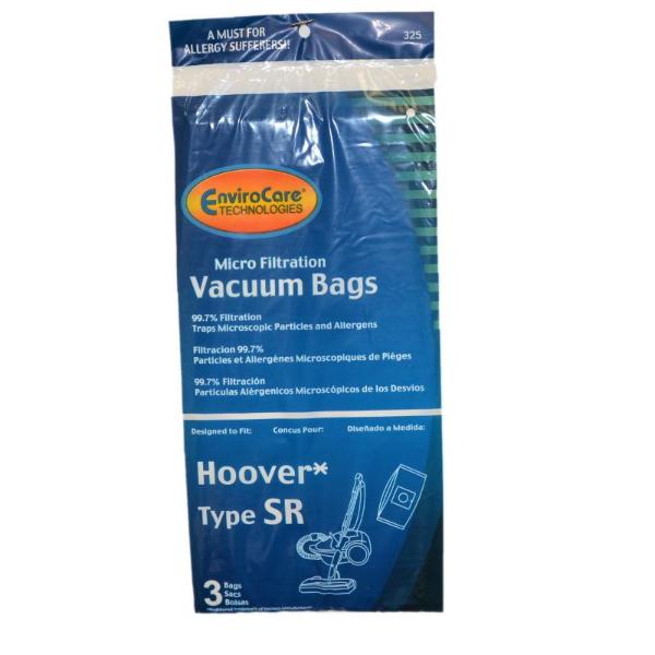 Hoover Type SR Canister Paper Vacuum Bags, 3pk, Part 325