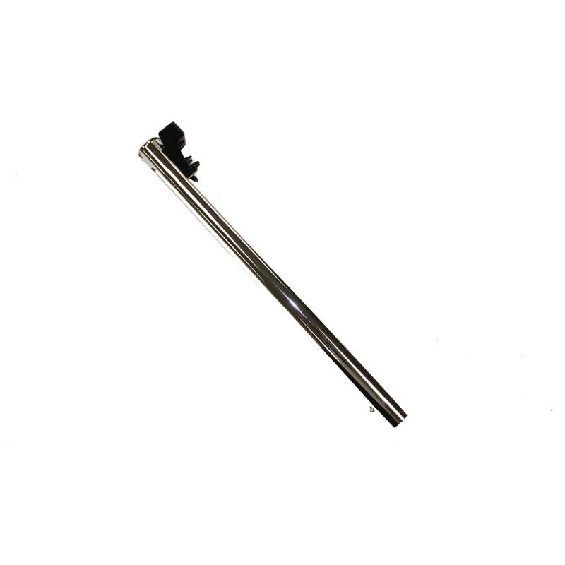 Varita Eureka, cromada/negra con nudillos, pieza Eureka Rally/Express 37738-8