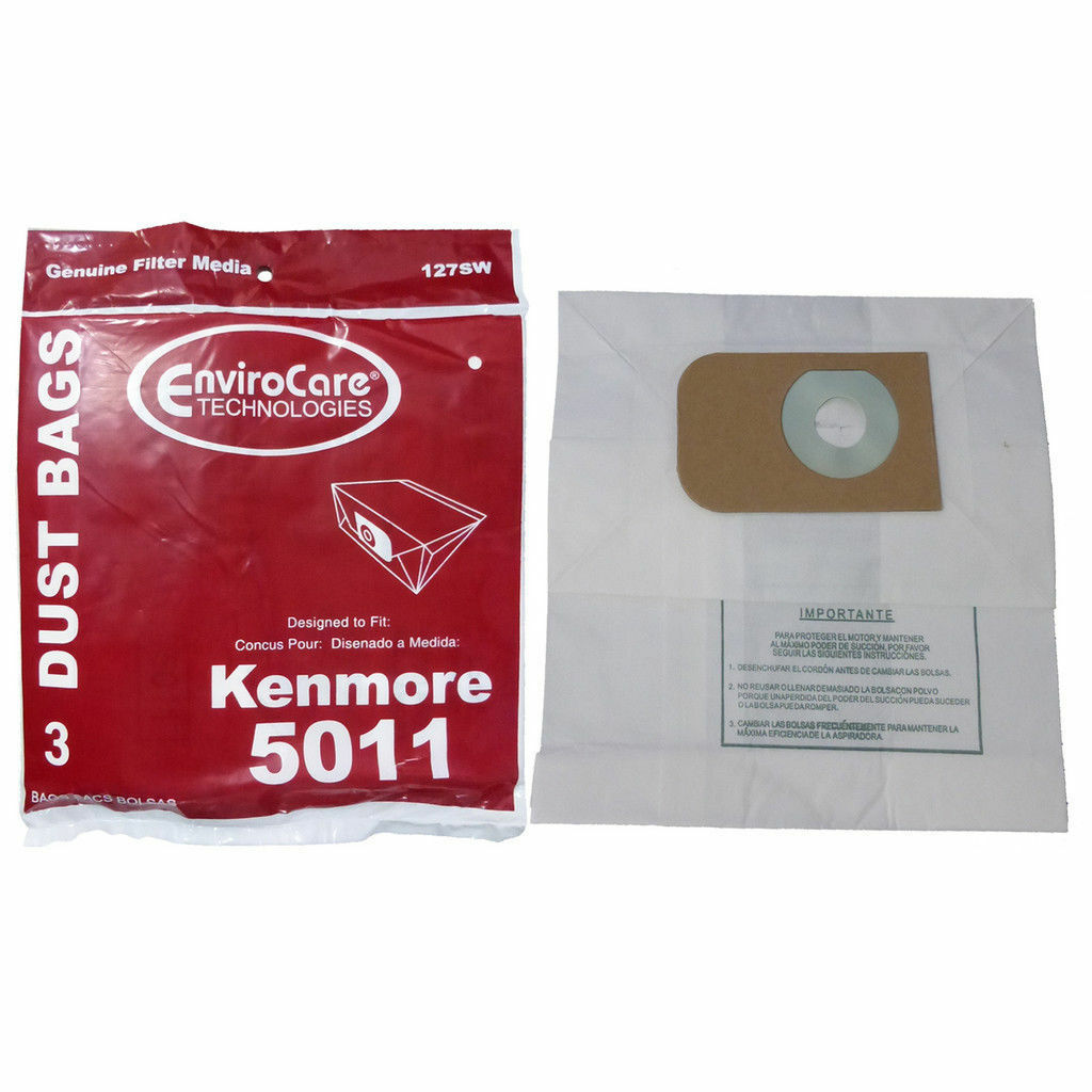 Kenmore Vacuum Paper Bags, Style P 5011 3 Pk Generic Part 127SW