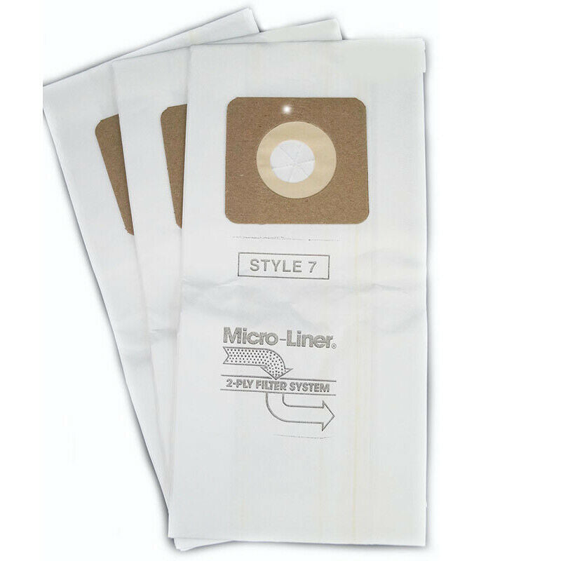 Bissell Style 1 & 7 Upright Vacuum Cleaner Bags 3 pk Generic Part 447927