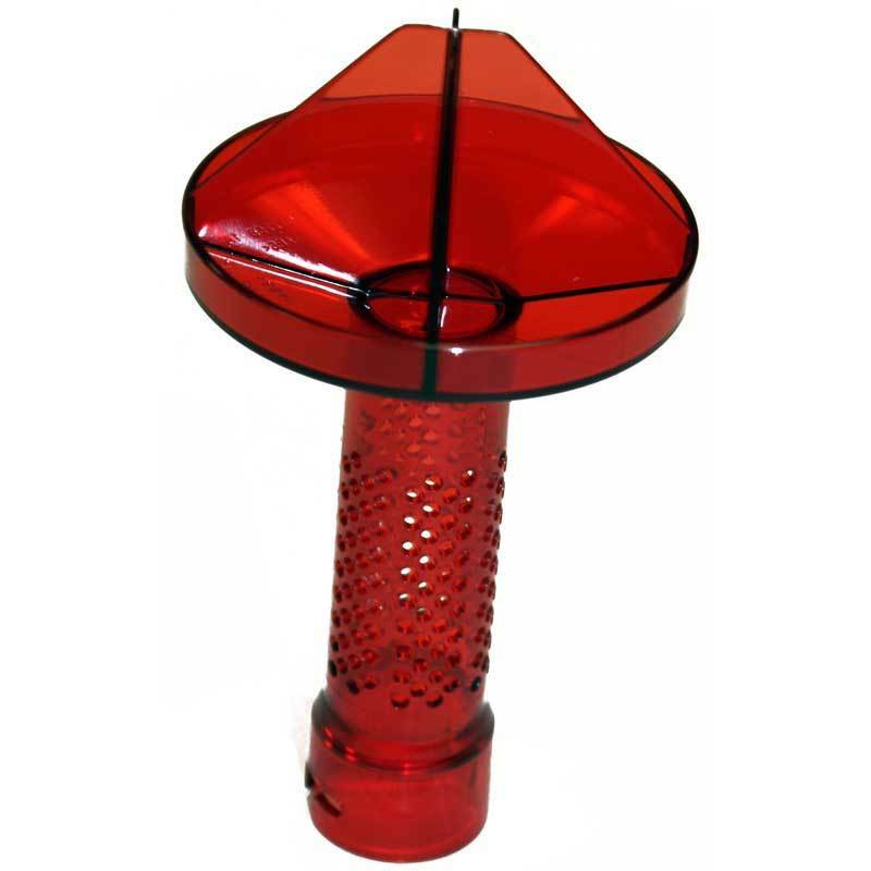 Hoover Baffle,Trans Red Dirt Cup BH50010/SH20030/CH201 Part 517758001