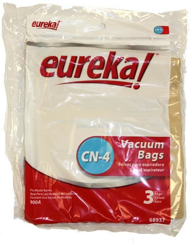 Eureka 3 Pk Paper Bags, Style CN-4 900A Canister, Part 68937-6, 68937
