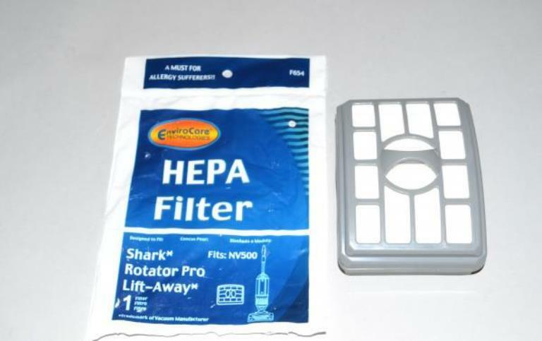Shark HEPA Filter for Shark NV500 Rotator Pro Lift-Away Vac(Envirocare) #XFF500