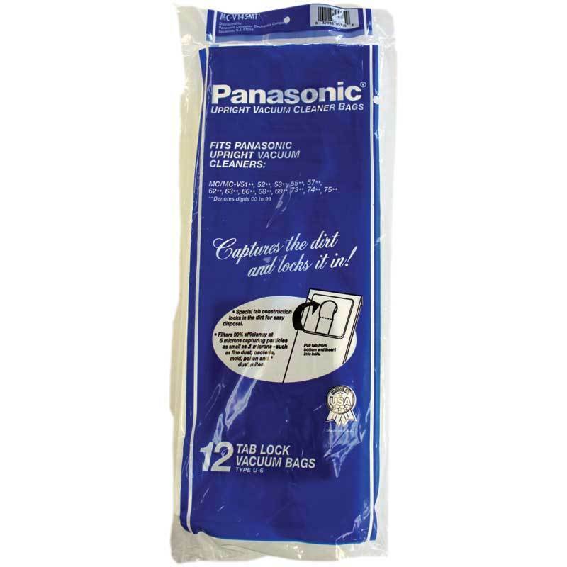 Panasonic Vacuum Paper Bags, Type U6 Micron Filtration