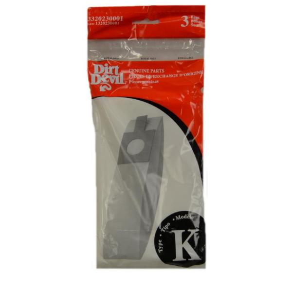 Dirt Devil K Vacuum Bags 3pk Part 3320230001