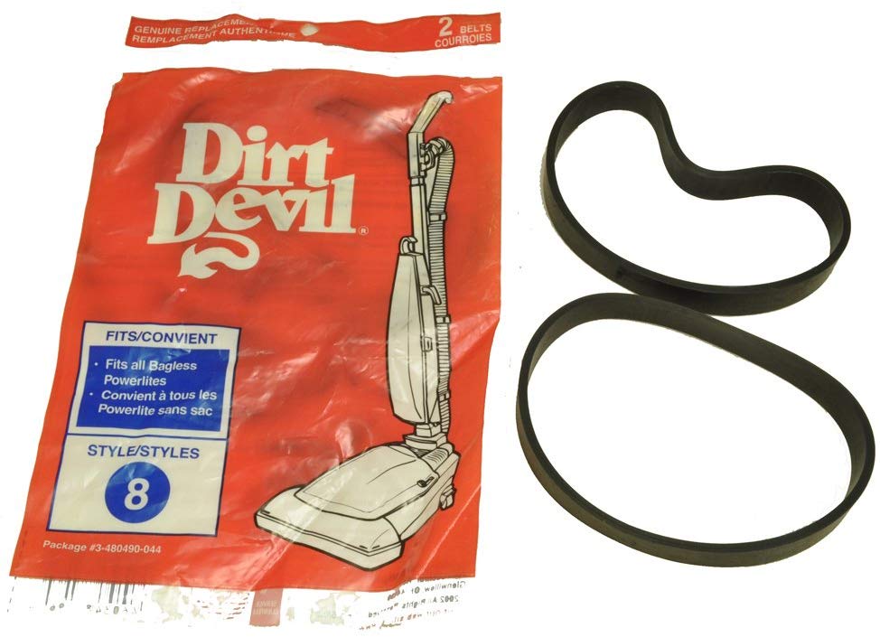 Correas verticales Dirt Devil Power-lite y Housemate de estilo 8, paquete de 2, pieza 3672260001