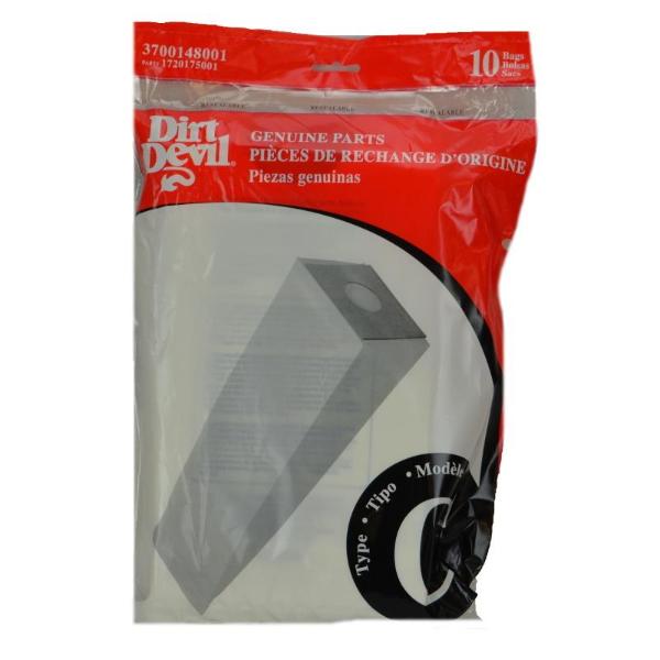 Dirt Devil Type C Vacuum Bags 10 pk Part 3700148001
