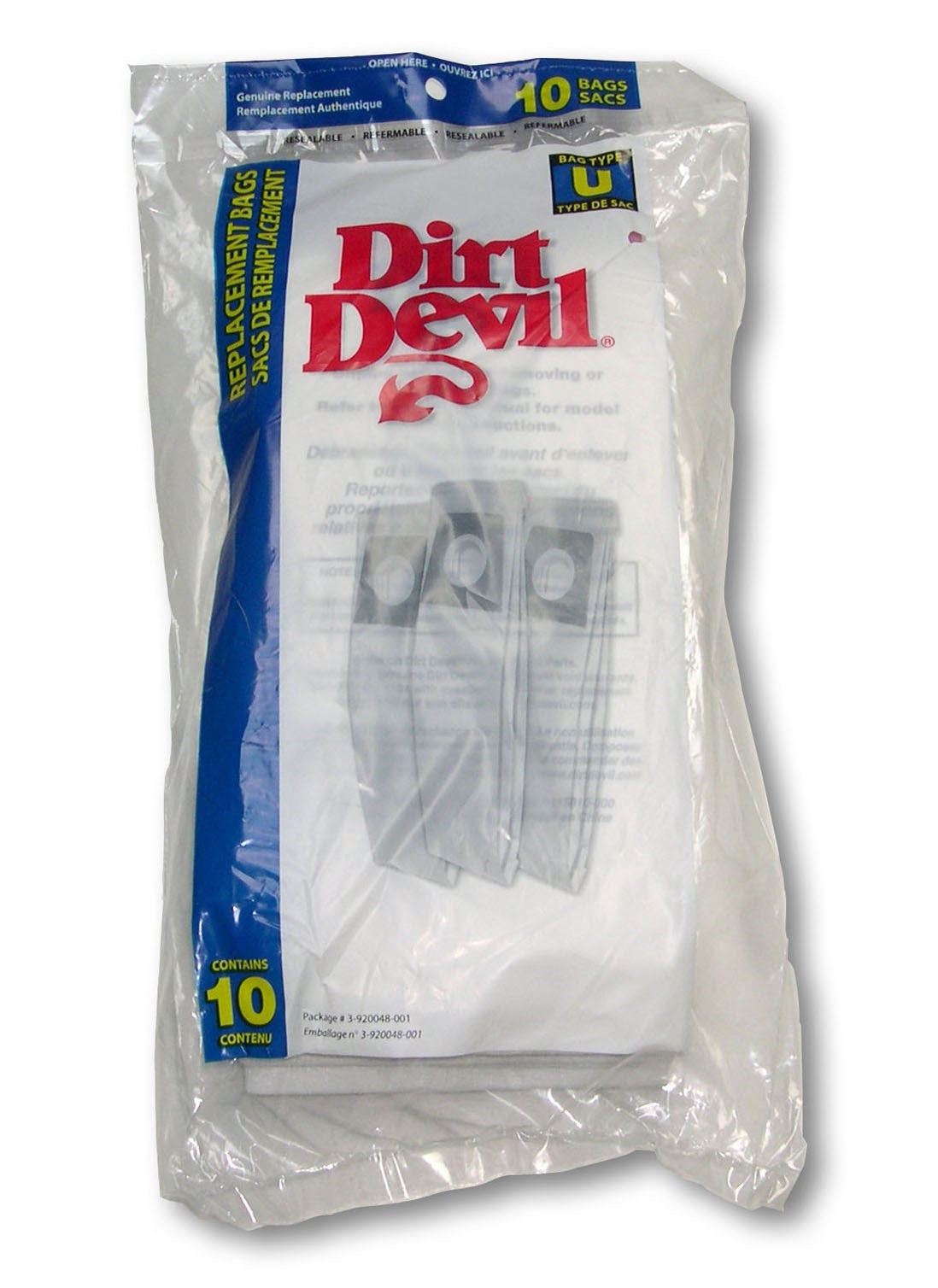 Dirt Devil Type U Paper Bags - Thumbnail 2
