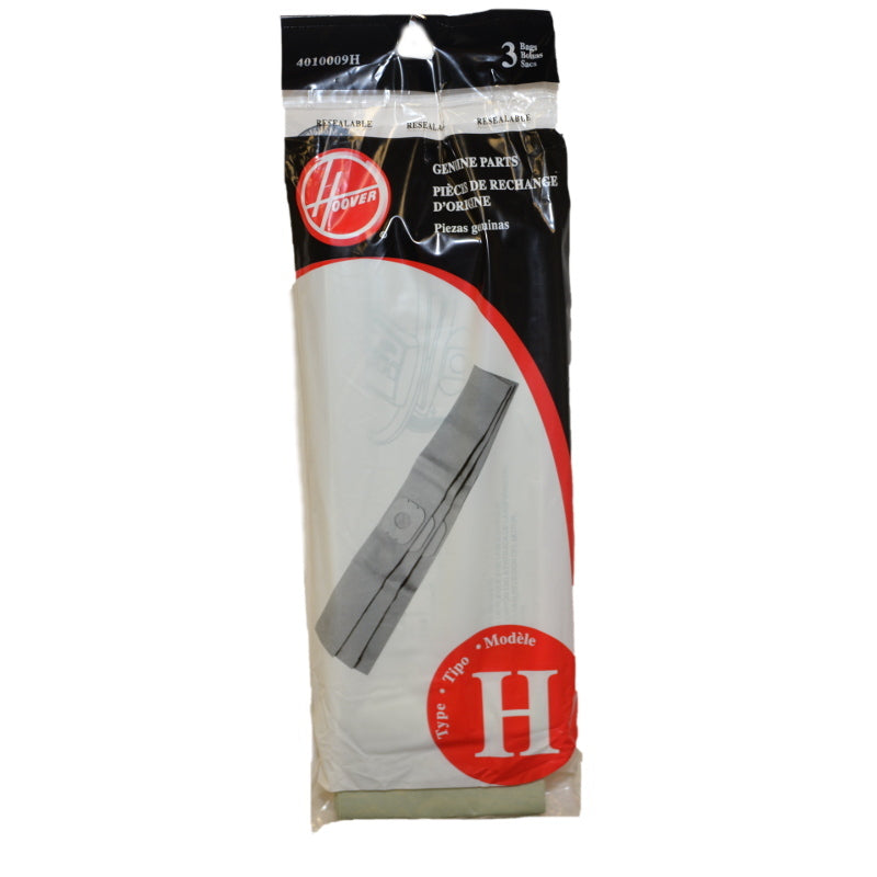 Bolsas para aspiradora Hoover tipo H, paquete de 3, modelo Celebrity, pieza 4010009H