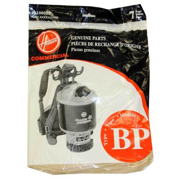Genuine Hoover C2401 Backpack Vacuum Paper Bags 7pk Part 401000BP, 1KE2103000