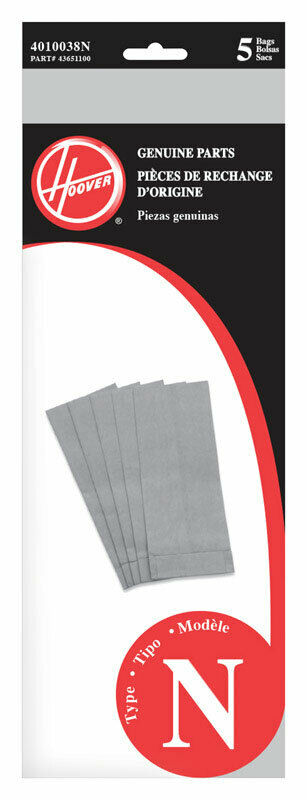 Hoover Type N  Porta Power, Swingette Vacuum Bags, Part 4010038N