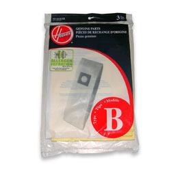 Hoover B Vacuum Bags 3pk Part 4010103B, 43655118