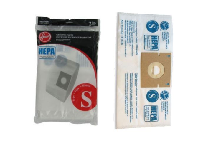 Hoover Type S HEPA Canister Vacuum Bags, 2pk, New Style Constellation, Part 4010808S