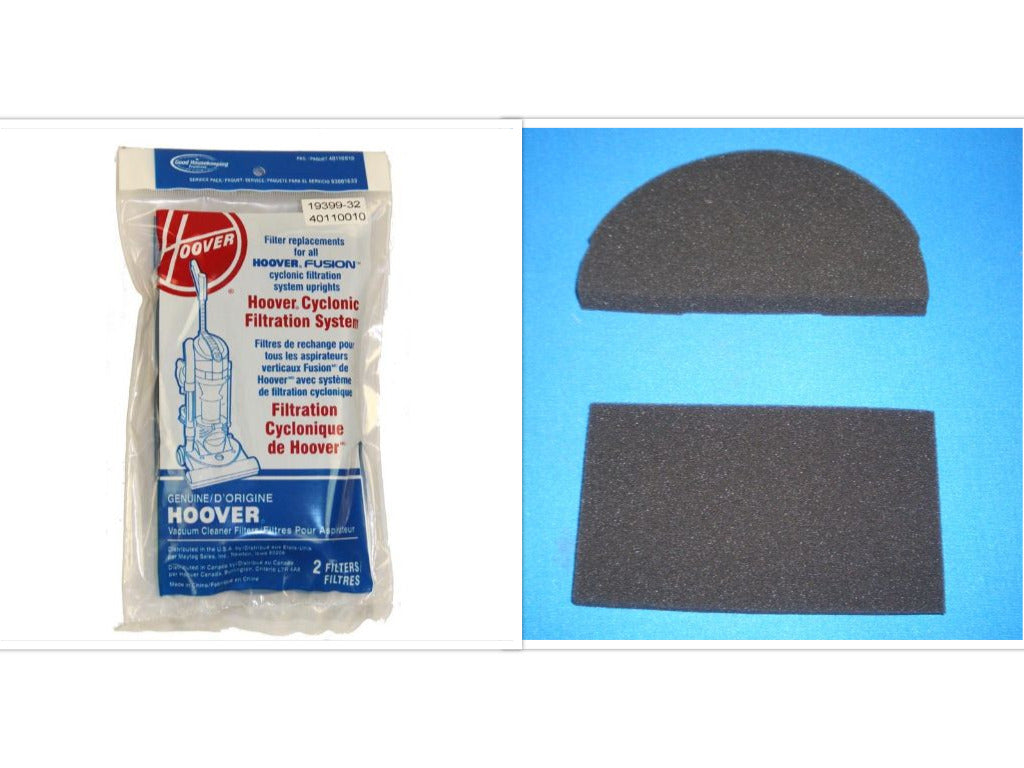 Hoover U5180 Fusion Cyclonic Vacuum Cleaner 1 Exhaust and 1 Secondary Filter, Part 40110010