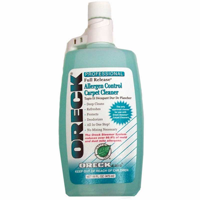 Oreck Full Release Allergen Control Carpet Cleaner 16 oz. Part 40257-01
