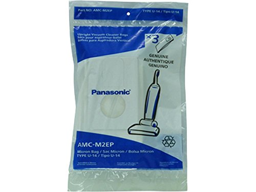 Panasonic U-14 Upright MC-UG323 Vacuum Paper Bags 3 Pack (3 Bags Only) # AMC-M2EP