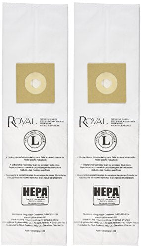 Royal Dirt Devil Paper Bag, Style L Allergen (Pack of 2)