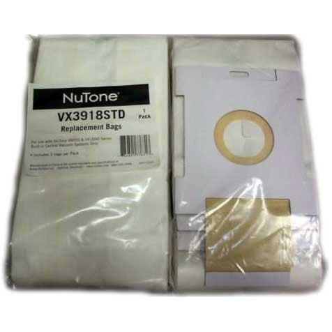 Filter Bags For VX550 And VX1000, 8-Gallon - 3-Pack, Part VX3918STD