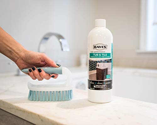 Limpiador ecológico de alto rendimiento para bañeras y azulejos de Bayes: limpia, da brillo y protege - 24 oz
