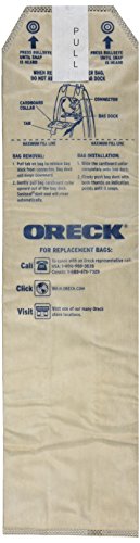 Oreck Genuine Odor Fighting HEPA Vacuum Cleaner Bags for Magnesium Upright, 3pk, Part LWPK3OH