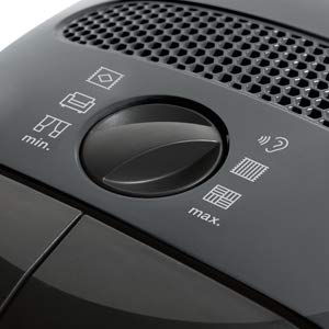 Miele Classic C1 Limited Edition Canister Vacuum Cleaner, Graphite Grey, SKU 41BAN037USA rotary dial