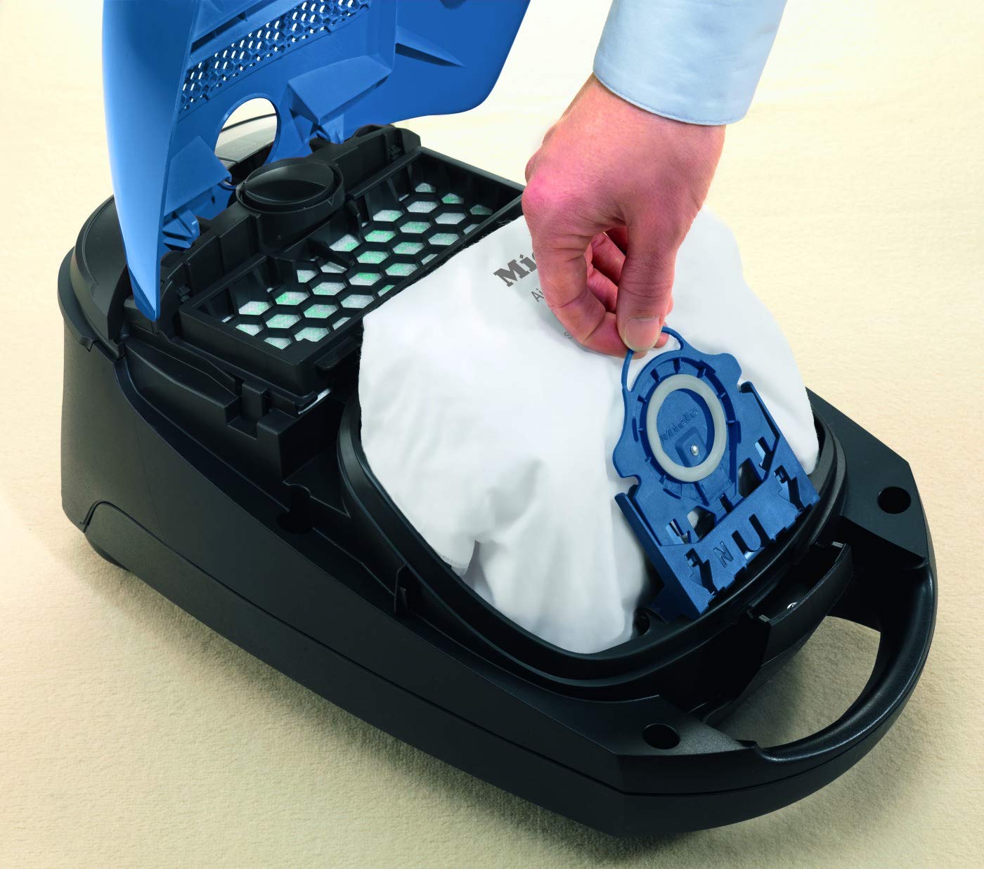 Miele Classic C1 Turbo Team PowerLine, Tech blue SKU 41BAN044USA