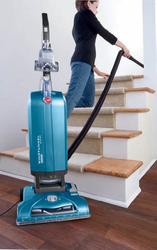 Hoover T-Series WindTunnel Bagged Corded Upright Vacuum UH30300, Blue