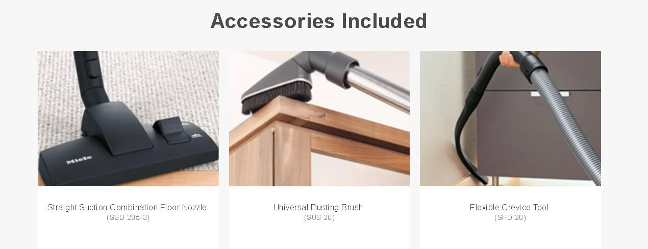 Aspiradora de trineo Miele Complete C3 HomeCare Plus + Mango Red Pieza 41GPE031USA