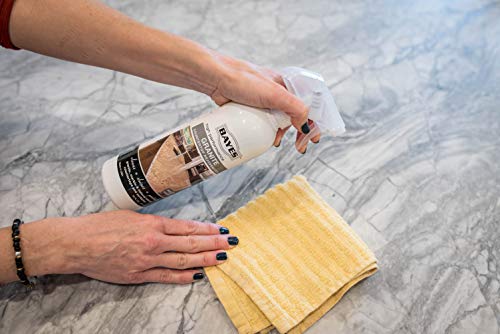 Limpiador y rejuvenecedor en aerosol ecológico de primera calidad para encimeras de granito de Bayes, 16 onzas