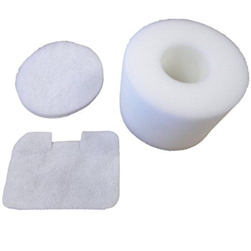 Kit de filtro de espuma y fieltro para aspiradora vertical Shark NV42 Deluxe, n.º de pieza XFF36 de DVC Microlined