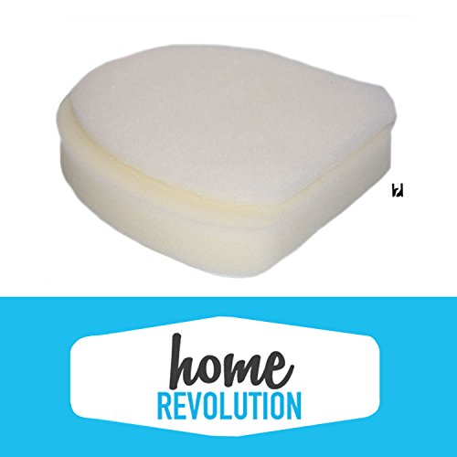 Kit de repuesto de filtro de espuma y filtro de fieltro Home Revolution, compatible con aspiradoras verticales Shark NV400 y pieza XFF400