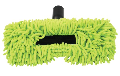 Cen-Tec Systems 55871 Vacuum Mophead Nozzle with Green Microfiber Dust Fringe